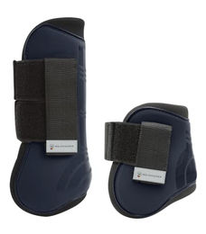 Waldhausen Gamaschen und Streichkappen Pro Set für Warmblut in Blau – Bild 1 von 2
