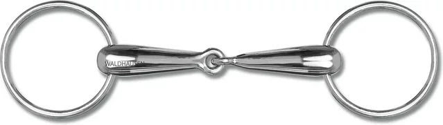 Waldhausen Gebiss für Pferde aus Edelstahl in Silber 12,5 cm – Bild 1 von 1