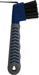 Produktbild von Waldhausen Grippy HoofPickBrush Hufpflege Bürste aus Gummi Blau für Pferde