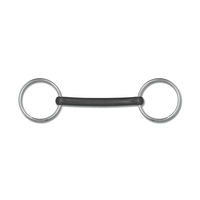 Produktbild von Waldhausen Gummi-Stangengebiss für Pferde biegsam schwarz 15 mm