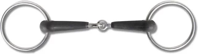 Waldhausen Gummi-Wassertrense mit Bruch für Pferde 11,5 cm – Bild 1 von 2