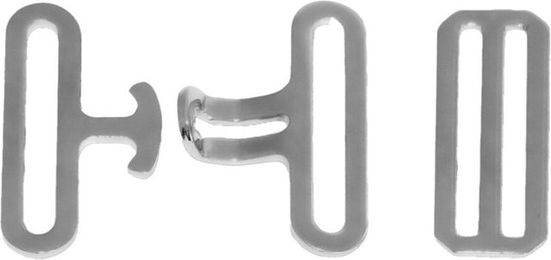 Produktbild von Waldhausen Gurtenschlaufe für Kreuzsattelzeug aus Metall in Silber (2 Stück)