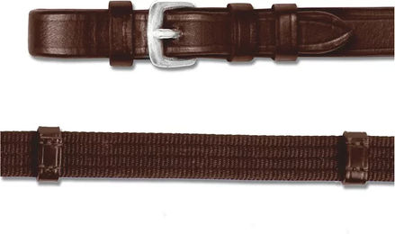 Waldhausen Gurtzügel aus Leder für Warmblut in Braun – Bild 1 von 3