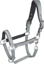 Waldhausen Halfter Athletic für Ponys in Chromgrau aus Polyester – Bild 1 von 4