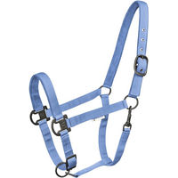 Produktbild von Waldhausen Halfter Gloomy Himmelblau aus Nylon für Warmblut