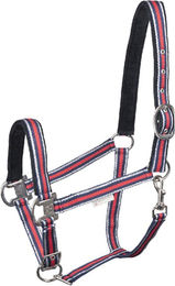 Waldhausen Halfter Shine aus Nylon in Rot/Silber – Bild 1 von 1