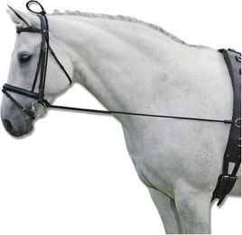 Produktbild von Waldhausen Halsverlängerer Elastic Schwarz für Ponys aus Elasthan