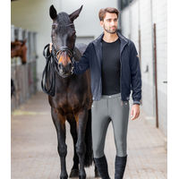 Produktbild von Waldhausen Herren Reithose Micro Sport mit Silikon und Bundfalte in Grau