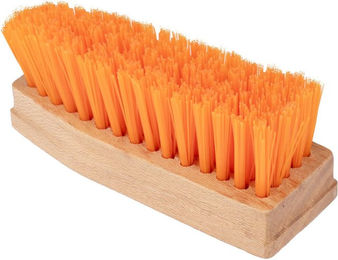 Waldhausen Hufbürste aus Naturholz in Orange für die Hufpflege – Bild 1 von 2