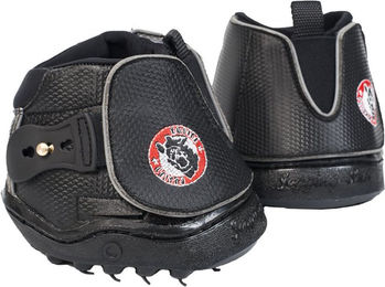 Waldhausen Hufschuhe Active Slim Schwarz aus Gummi – Bild 1 von 6