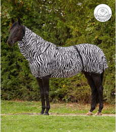 Waldhausen Insekten- und Sommerdecke für Pferde Basic in Bunt Weiß Schwarz 115 cm – Bild 1 von 4