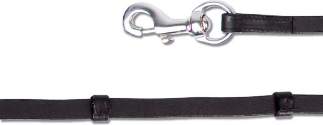 Produktbild von Waldhausen Island Pferdelederzäumung mit Karabinerhaken in Schwarz