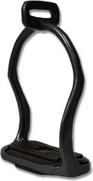 Waldhausen Island Steigbügel aus Aluminium in Schwarz 12 cm – Bild 1 von 6