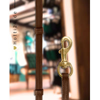 Produktbild von Waldhausen Island Zügel mit Karabiner aus Leder in Braun