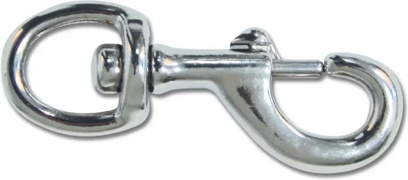 Produktbild von Waldhausen Karabiner für Pferdezügel aus Metall in Silber