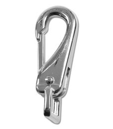 Waldhausen Karabinerhaken aus Metall für Pferdezügel und Hilfszügel Silber 13 mm – Bild 1 von 2