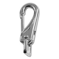Produktbild von Waldhausen Karabinerhaken aus Metall für Pferdezügel und Hilfszügel Silber 13 mm