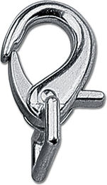 Waldhausen Karabinerhaken Ausbinder aus Metall in Silber – Bild 1 von 4