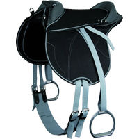 Produktbild von Waldhausen Kids Reitkissen für Ponys aus Nylon in Schwarz und Grau