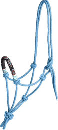 Waldhausen Knotenhalfter Pearls für Warmblut in Blau aus Kunststoff – Bild 1 von 2