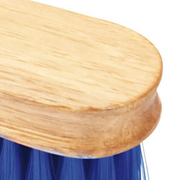 Waldhausen Kopfbürste aus Holz in Blau zur Fellpflege – Bild 1 von 3