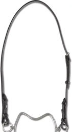 Waldhausen Kopfriemen für Steiggebiss Warmblut aus Leder Schwarz – Bild 1 von 3