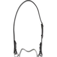 Produktbild von Waldhausen Kopfriemen für Steiggebiss Warmblut aus Leder Schwarz