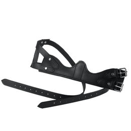 Waldhausen Kopperriemen aus Leder in Schwarz für Warmblut/WB – Bild 1 von 3
