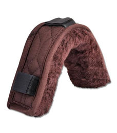 Waldhausen Lammfell Nasen- oder Genickschoner aus Wolle in Braun 28 cm – Bild 1 von 3