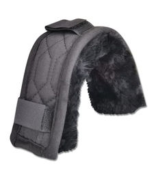 Waldhausen Lammfell Nasen- oder Genickschoner Schwarz 28 cm – Bild 1 von 3