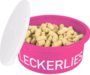 Waldhausen Leckerli-Schale mit Deckel aus Kunststoff in Pink – Bild 1 von 1
