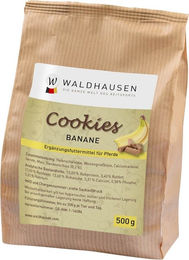 Waldhausen Leckerlis Cookies Ergänzungsfuttermittel Banane Karotte Erdbeere Apfel 500g – Bild 1 von 1