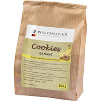 Produktbild von Waldhausen Leckerlis Cookies Ergänzungsfuttermittel Banane Karotte Erdbeere Apfel 500g