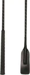 Produktbild von Waldhausen Leder Springreitgerte Schwarz Silber 65 cm