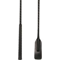 Produktbild von Waldhausen Leder Springreitgerte Schwarz Silber 65 cm