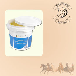 Produktbild von Waldhausen Lederfett farblos 500 ml zur Lederpflege für Reitstiefel