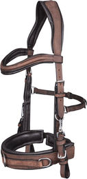 Waldhausen Lederkappzaum Anatomic braun für Warmblut – Bild 1 von 4