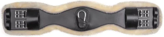 Waldhausen Lederkurzgurt mit Eco Wool Schwarz – Bild 1 von 2