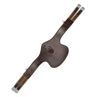 Produktbild von Waldhausen Ledersattelgurt mit Bauchlatz Braun 120 cm - 120 cm