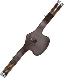 Produktbild von Waldhausen Ledersattelgurt mit Bauchlatz in Braun - 140 cm