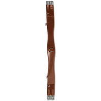Produktbild von Waldhausen Ledersattelgurt mit Elastik in Braun 115 cm