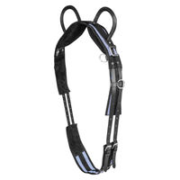 Produktbild von Waldhausen Longiergurt für Warmblut mit zwei Handgriffen in Schwarz/Grau