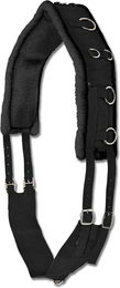 Waldhausen Longiergurt Soft für Warmblut Pferde aus Nylon Schwarz – Bild 1 von 2