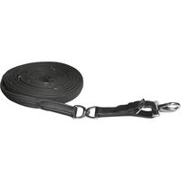 Produktbild von Waldhausen Longiergurt Star mit Sattelgurt aus Polyester Schwarz - 7,7 m