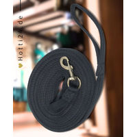 Produktbild von Waldhausen Longierleine Griffy Black Schwarz aus Gurtband