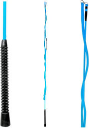 Waldhausen Longierpeitsche Chambrière einteilig 200 cm azurblau – Bild 1 von 1