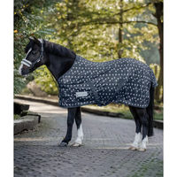 Produktbild von Waldhausen Lucky Fliegendecke für Pferde Blau Grau 75 cm