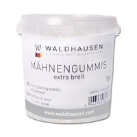 Produktbild von Waldhausen Mähnengummis extra breit aus Silikon transparent im Eimer - 150 g