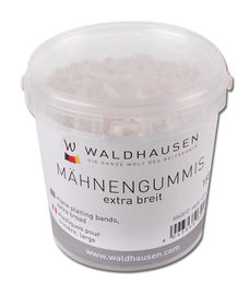 Waldhausen Mähnengummis extra breit aus Silikon weiß im Eimer - 150 g – Bild 1 von 5
