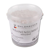 Produktbild von Waldhausen Mähnengummis extra breit aus Silikon weiß im Eimer - 150 g